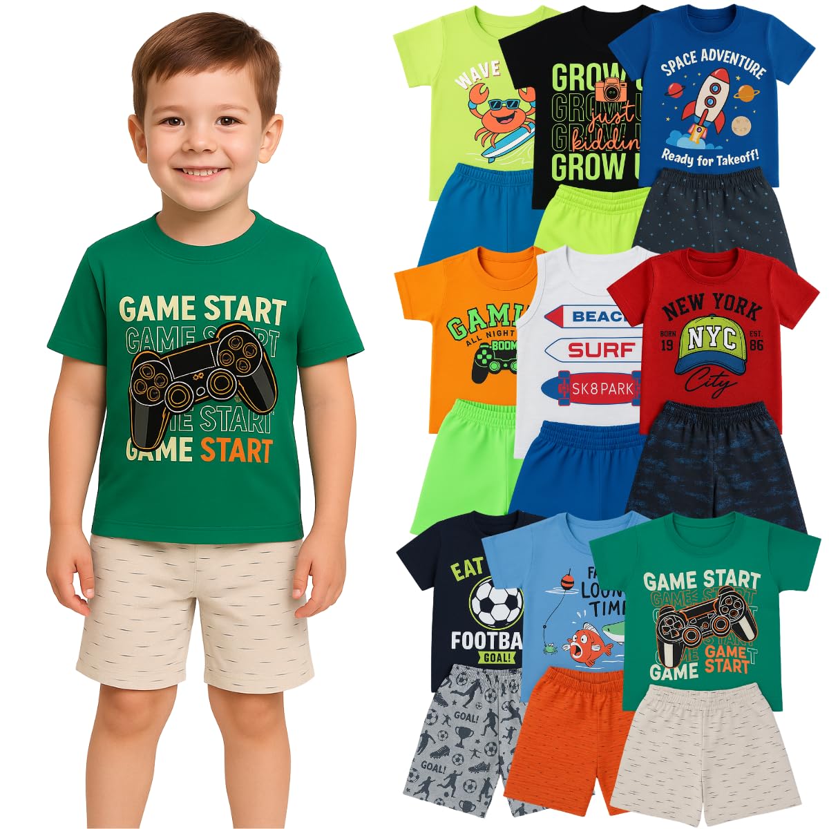 Kit 3 Conjunto Verão Infantil Para Meninos Masculino Crianças (1 a 8 Anos) em promoção! Veja a oferta e mais achadinhos de Meninos 2 Hoje é o melhor dia para comprar Kit 3 Conjunto Verão Infantil Para Meninos Masculino Crianças (1 a 8 Anos) com aquele preço maroto! Promoção! Aproveite a oferta! 2