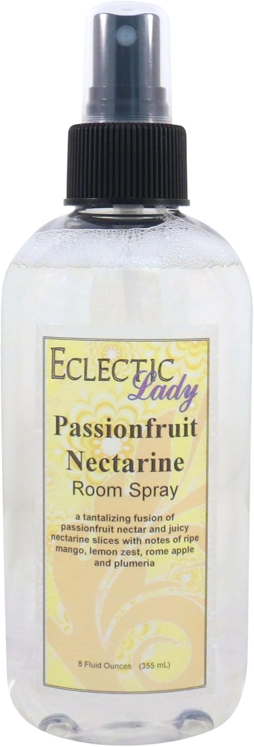 Passionfruit Nectarine Room Spray (Double Strength), 16 Ounces, No Artificial Colors, Parabens, or Preservatives - Fragrant Aromatic Room Mist For Home, Room, Office