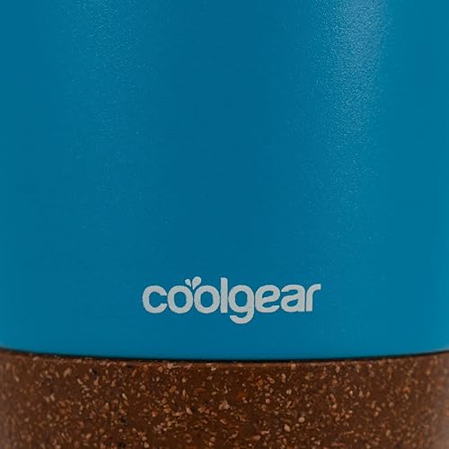 Miniatura 5 de COOL GEAR Vaso de acero inoxidable, apto para lavavajillas, con forro de cobre, sin BPA, paquete de 2 unidades, 16 onzas, color blanco