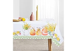 Alishomtll Flowers Rectangle Tablecloths