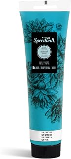 Speedball 150ml 5oz Water-Soluble Block Ink Turquoise, for Block Printing, Lino Printing, Screen Printing, for Artists Kit