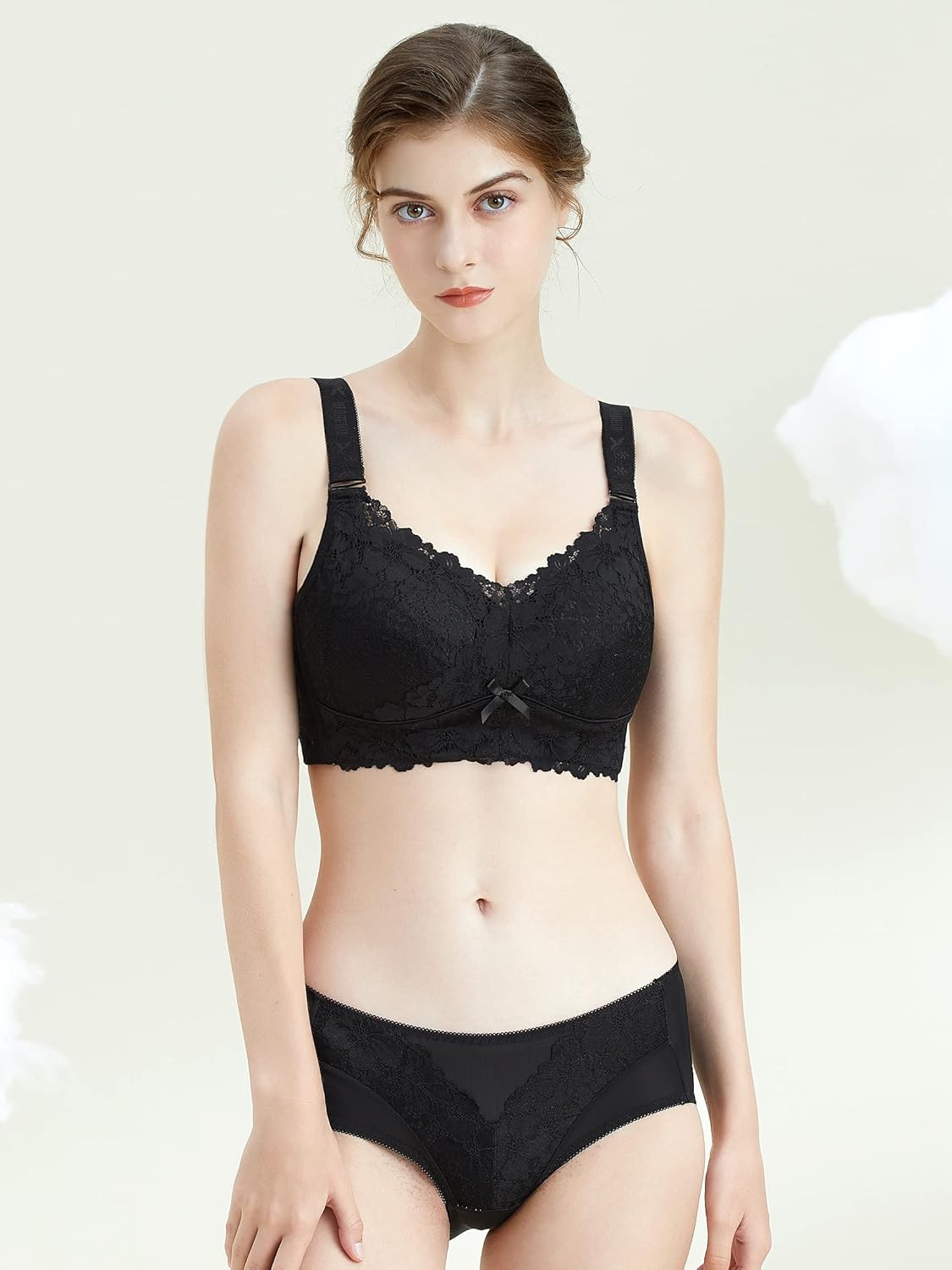 AILIVIN Wireless Full Figure Plus Size Minimizer Lightly Lined Cups Womens Bra