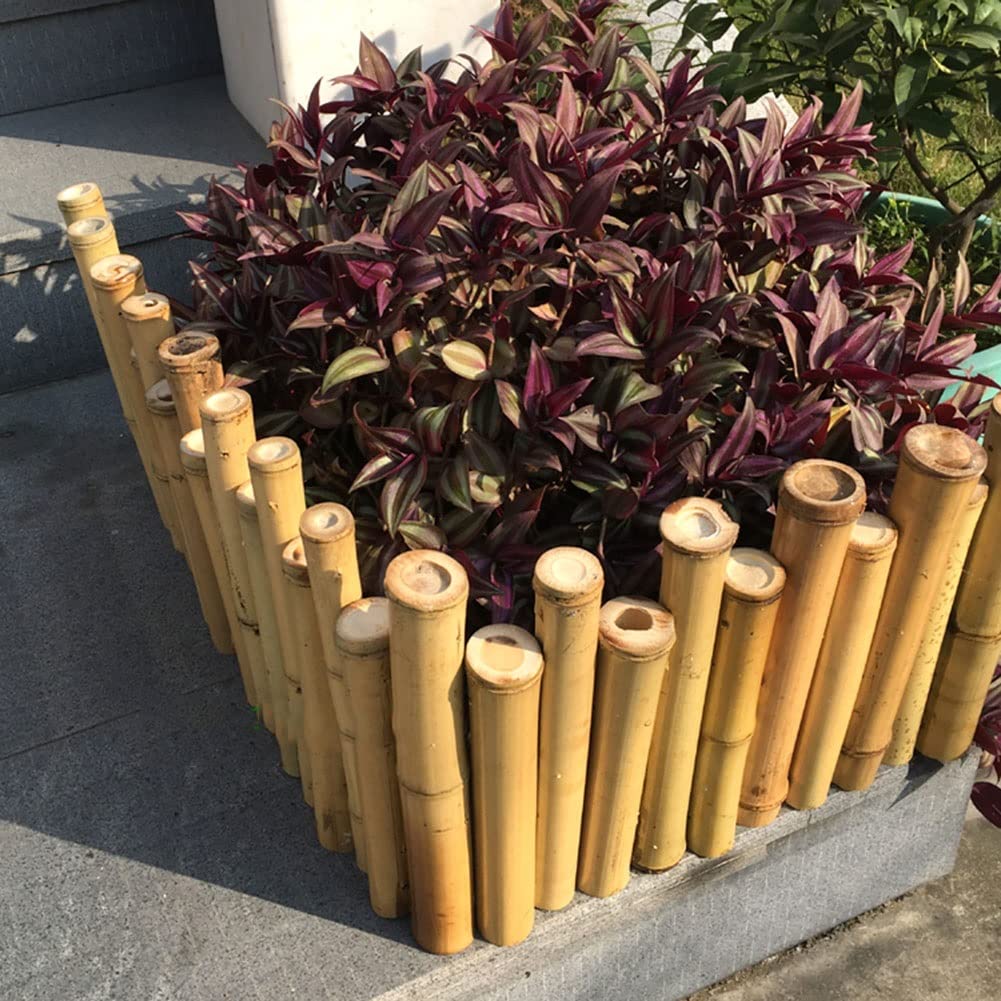 XLIHAWY Bambus Gartenzaun, Dekorativ Zaun Antialterung Klettergerst Aus  Weinreben Haustiertr Tomate Gurke Sichtschutz Fr Terrasse, 2 Farben  (Farbe : A-Brown, Gre : 100x35/40cm) : Amazon.de: Garten