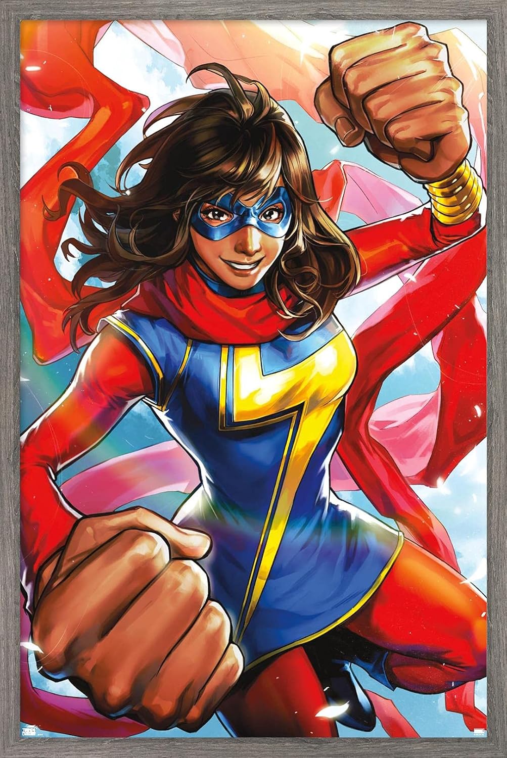 Trends International Marvel Comics Magnificent Ms. Marvel #3 Wall Poster, 34L x 22.4W, Premium Unframed Version