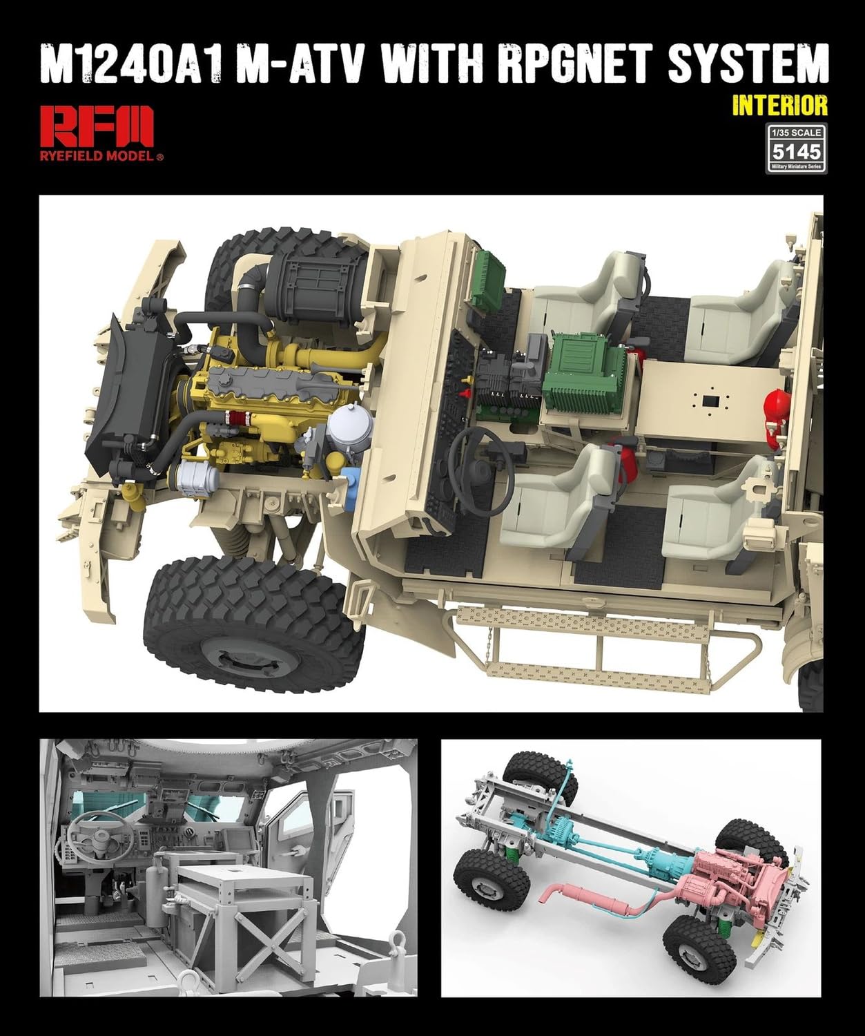 Amazon | ライフィールドモデル 1/35 M1240A1 M-ATV w/RPGNet システム