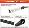 QUARKZMAN Ignition Cable Set Ignition Cable Ignition Coil for VW Golf III 1.8 (1991-1998) 66 kW for Audi 80 Notchback 2.0 (1991-1994) 66 kW 059998031 Pack of 5