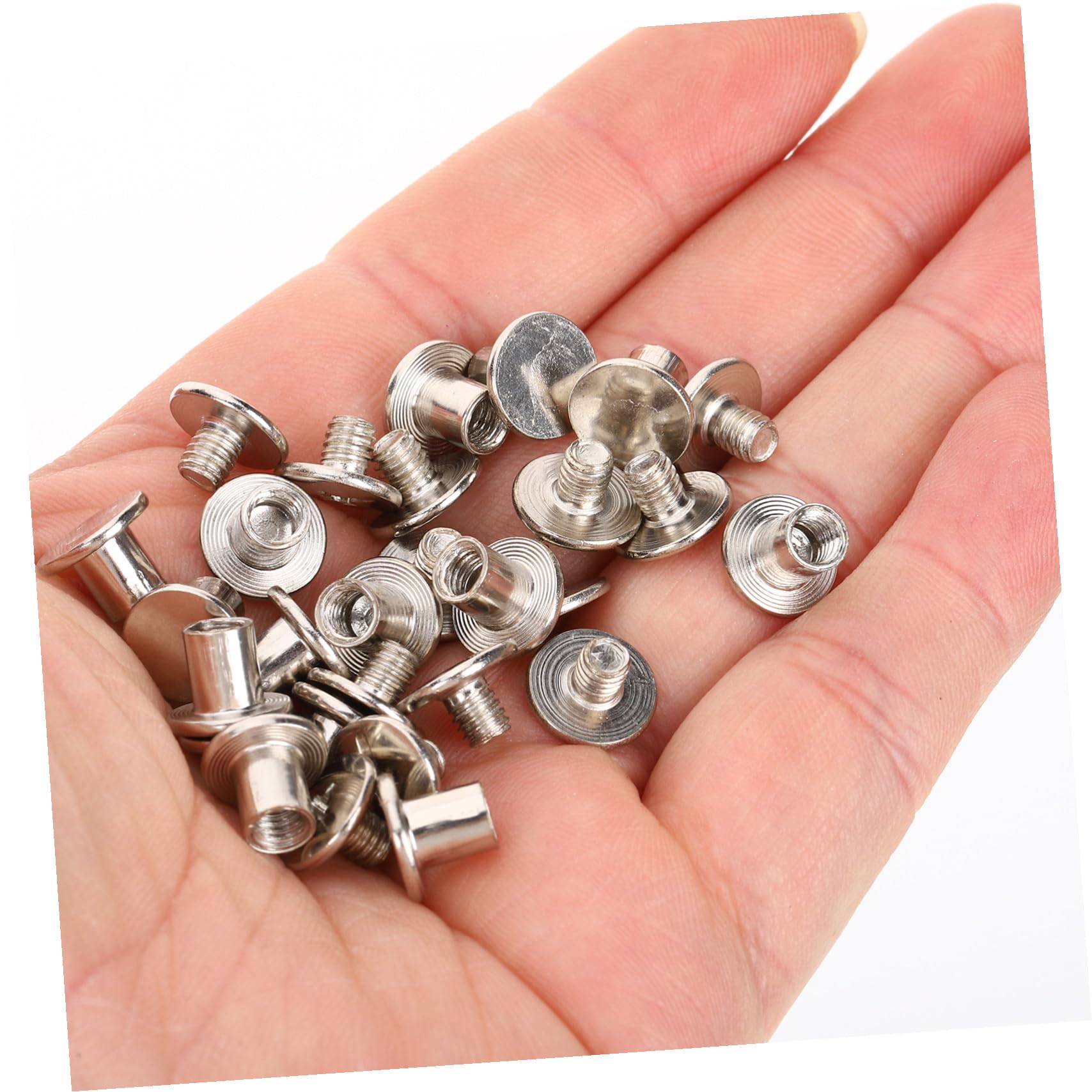 SOLUSTRE 5sätze Binding Screw Assortment Für Scrapbooking Und Fotoalben Nickelbeschichtete Schrauben Längen Für Projekte Und Lederarbeiten