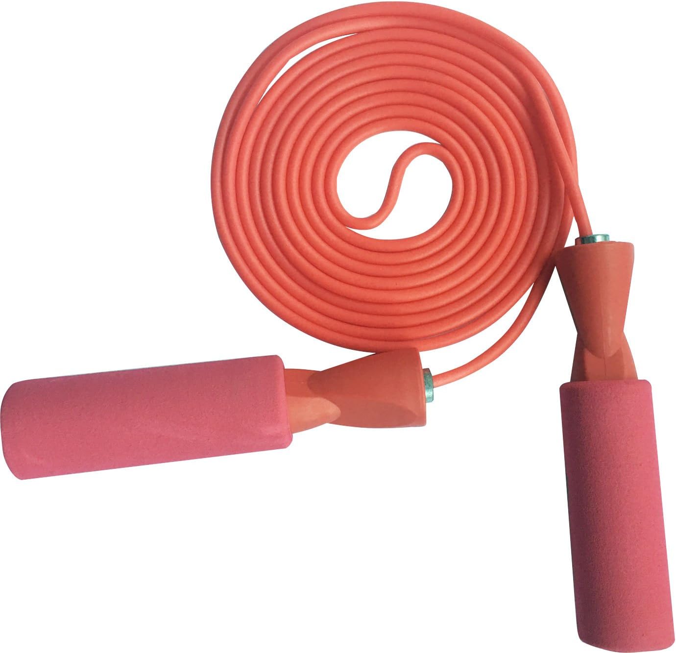 Premium Adjustable Women Jump Rope With Carrying Pouch By Fitness Factor Ergonomic, Durable And Easy To Adjust For Men,Women,Children Of All Heights And Skill Levels (Red)