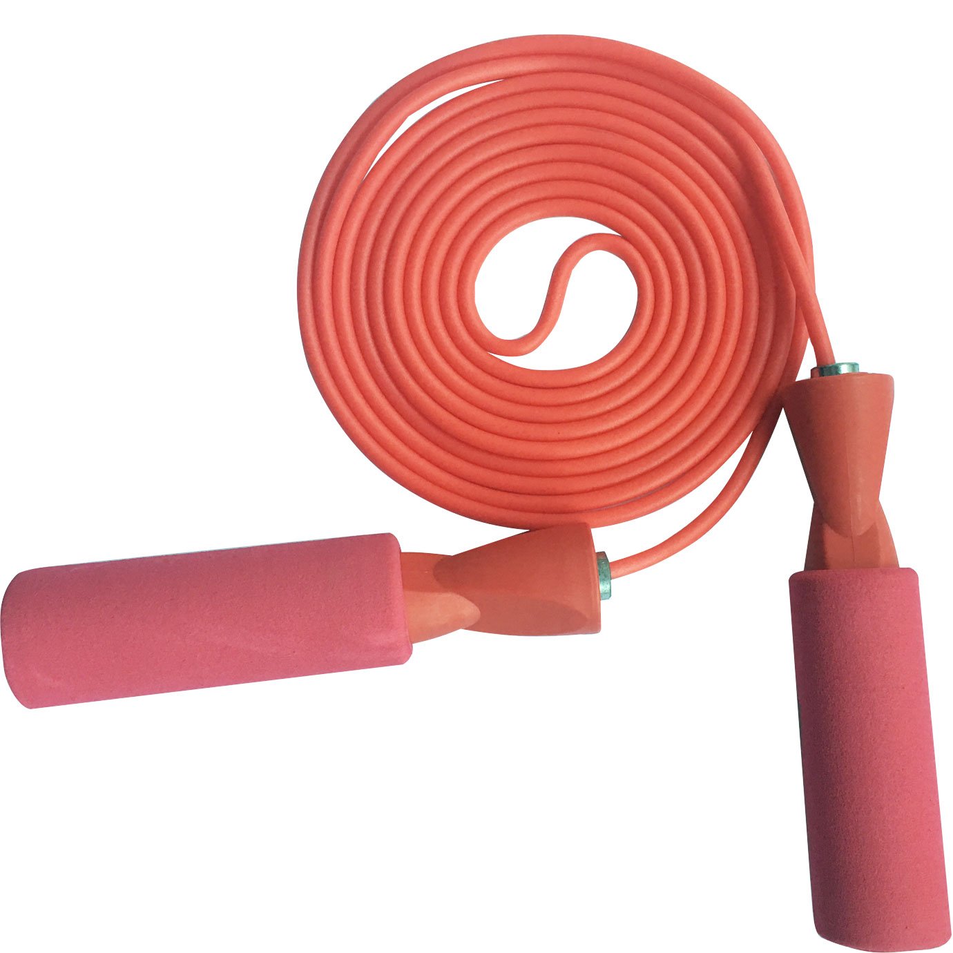 Premium Adjustable Women Jump Rope With Carrying Pouch By Fitness Factor Ergonomic, Durable And Easy To Adjust For Men,Women,Children Of All Heights And Skill Levels (Red)