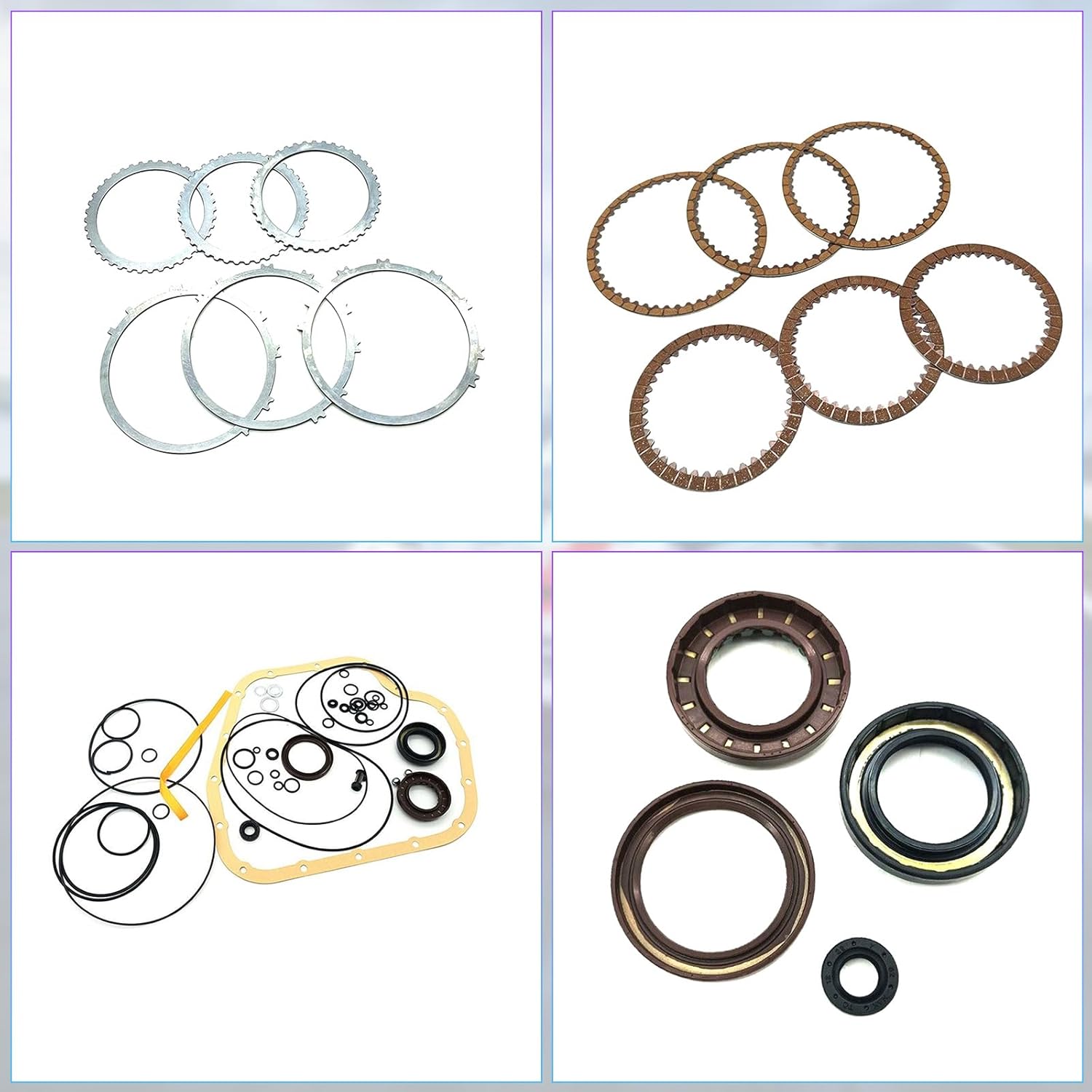 K313 Transmission Master Rebuild Kit w/Steel Friction Discs Fits for Toyota Corolla 2013 2014 2015 2016 1.8 2.4L Replace OE K313