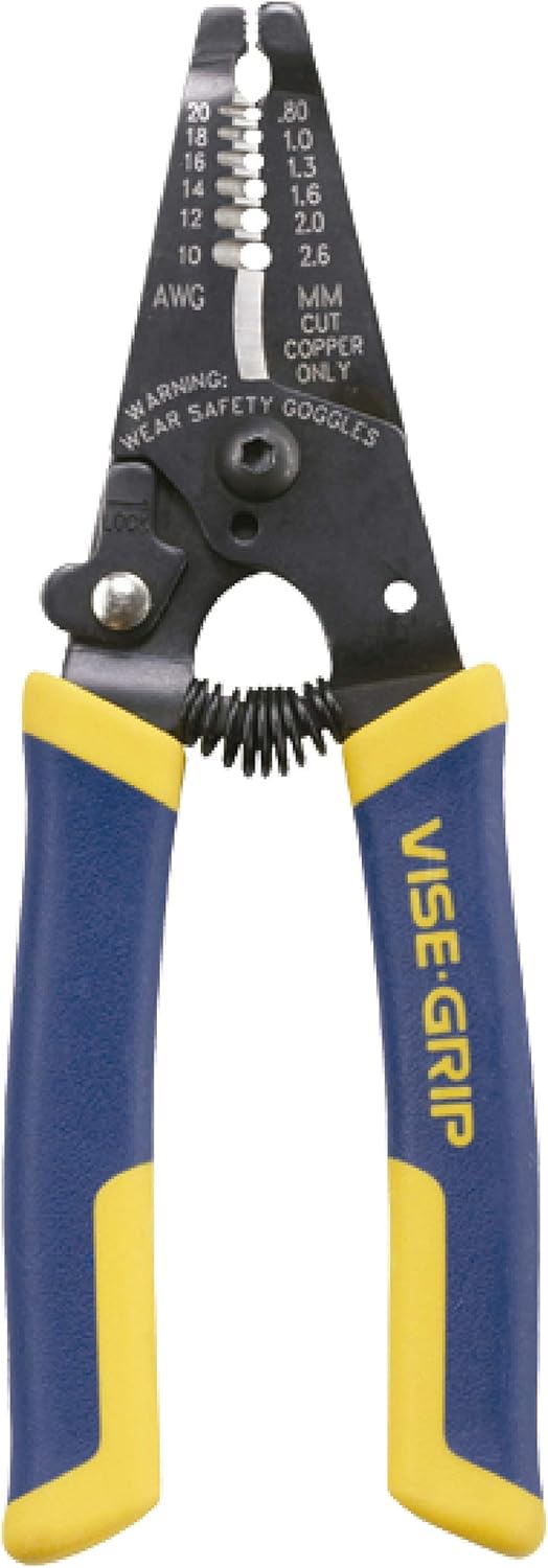 IRWIN VISEGRIP Wire Stripping Tool / Wire Cutter, 6Inch (2078316