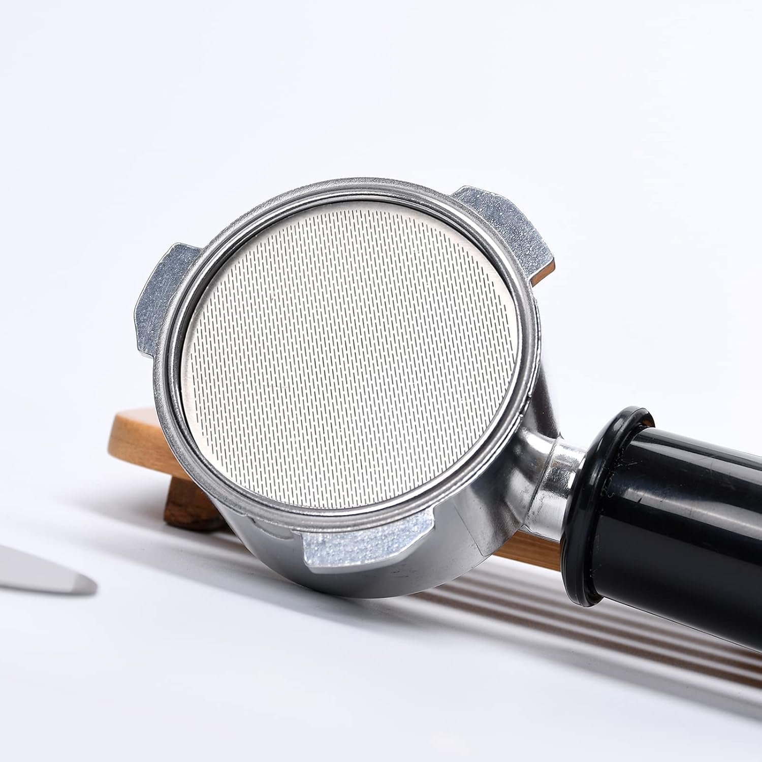 51mm Espresso Puck Screen, 316 Stainless Steel Reusable Professional Portafilter Coffee Filter Mesh Plate for Breville,De'Longhi,Mr. Coffee Espresso Portafilter Filter Basket image 2