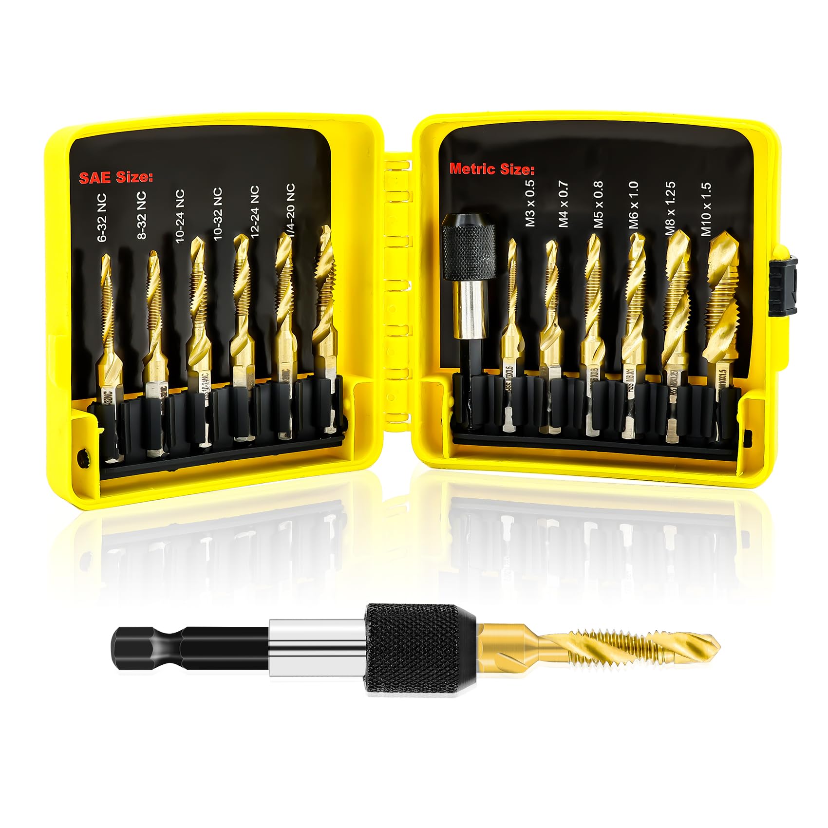 FOCSTOL Countersink Tap Countersink Tap Set van titanium gecombineerde