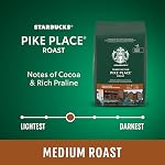 Starbucks Pike Place Roast Ground Coffee, Medium Roast, 793 Grams