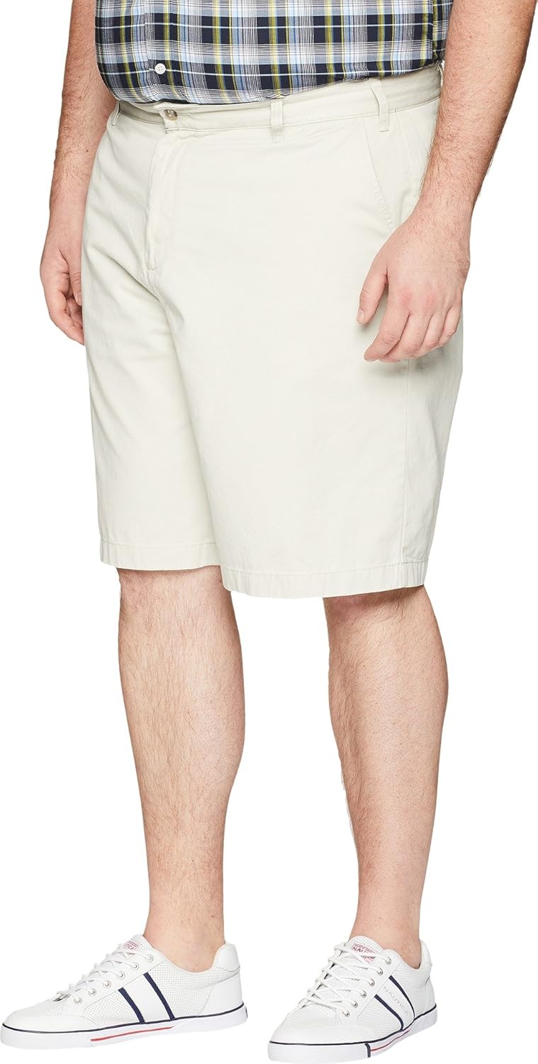 Nautica Mens Cotton Twill Flat Front Chino Short - Image 2