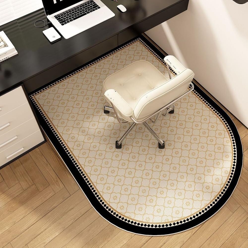 SSDDLZEQ Premium durable range Office Chair Mats, Suitable For Carpets And Hardwood Floors(Classic Pattern,100x140cm)