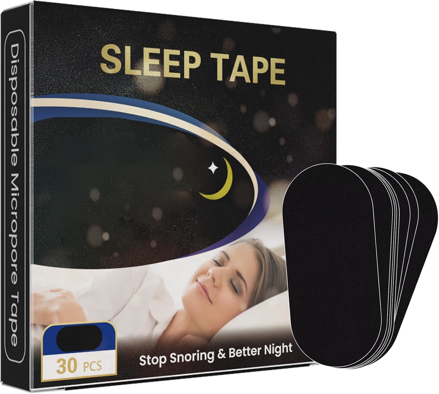 Mouth Tape for Sleeping 30 Pcs Gentle Tapes Painless Removal