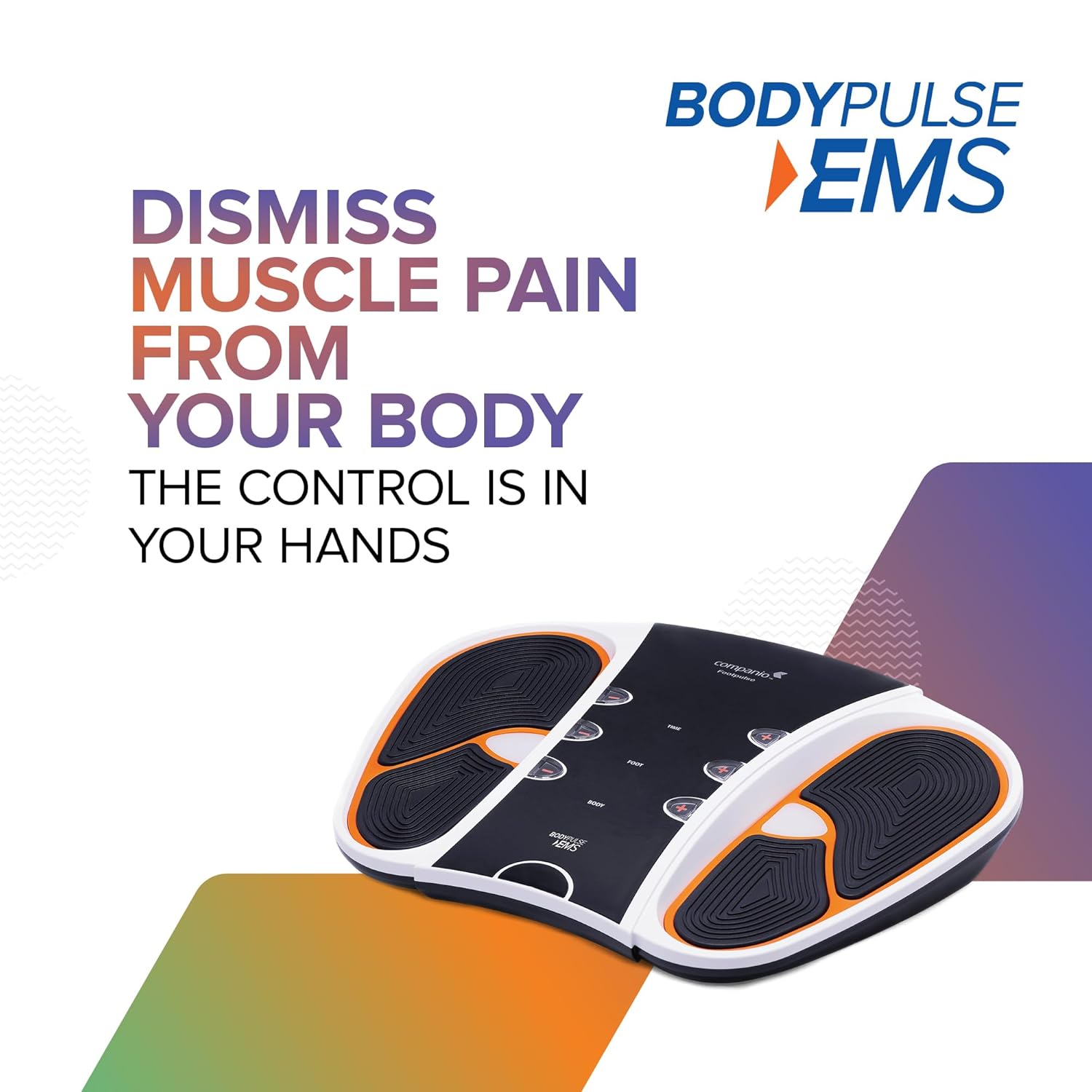 COMPANIO Body Pulse EMS-Full Body Pain Relief & Strengthening Of Leg,Neck,Shoulder,Back For Men&Women-Ems Technology Scientifically Proven-Blood Circulator-Portable-1 Yr Warranty-No Side Effects COMPANIO Body Pulse EMS-Full Body Pain Relief & Strengthening Of Leg,Neck,Shoulder,Back For Men&Women-Ems Technology Scientifically Proven-Blood Circulator-Portable-1 Yr Warranty-No Side Effects