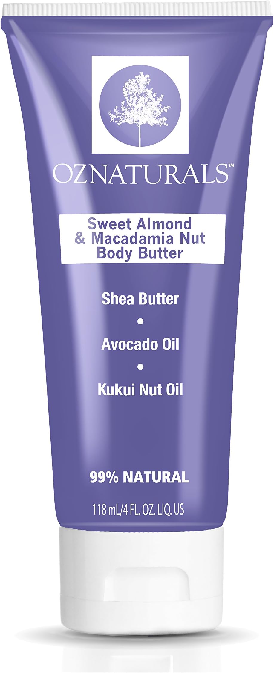 OZNaturals Body Butter – This Natural Body Moisturizer Contains Sweet Almond & Macadamia Nut - This Luxurious Skin Moisturizer Will Provide Your Body With A Healthy Vibrant Glow!