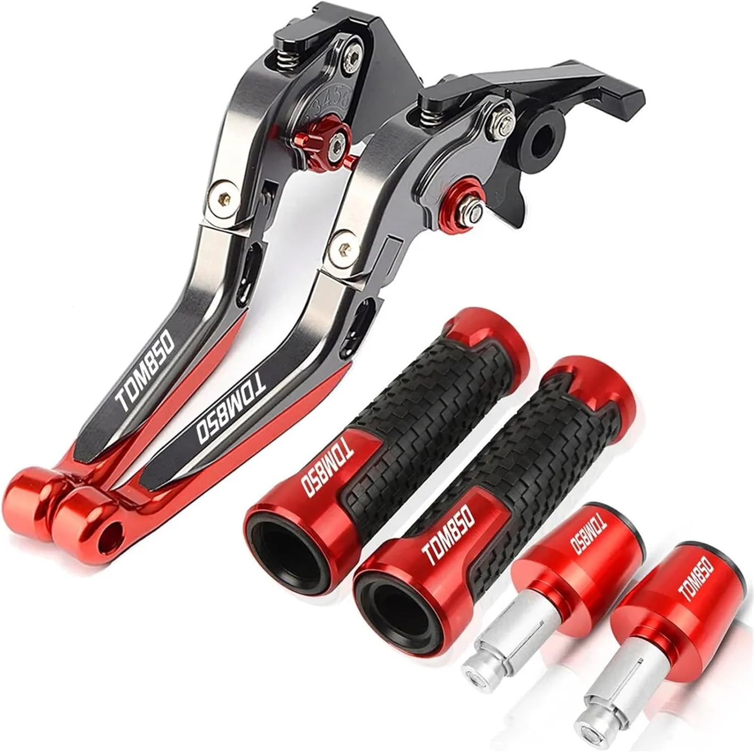 Brake Clutch Levers Handlebar Hand Grips Ends Compatible With TDM850 1991-2002 1994 1995 1996 1997 1998 1991 2000 2001