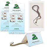 Qualirey 4 Pack Snake Glue Trap, 8 x 14 Large Sticky Snake Glue Boards for Inside Outside, Pre Scented Non Toxic Adhesive Traps with Enhanced Stickiness for Mouse Rat Lizard, Pet Safe Easy to Use
