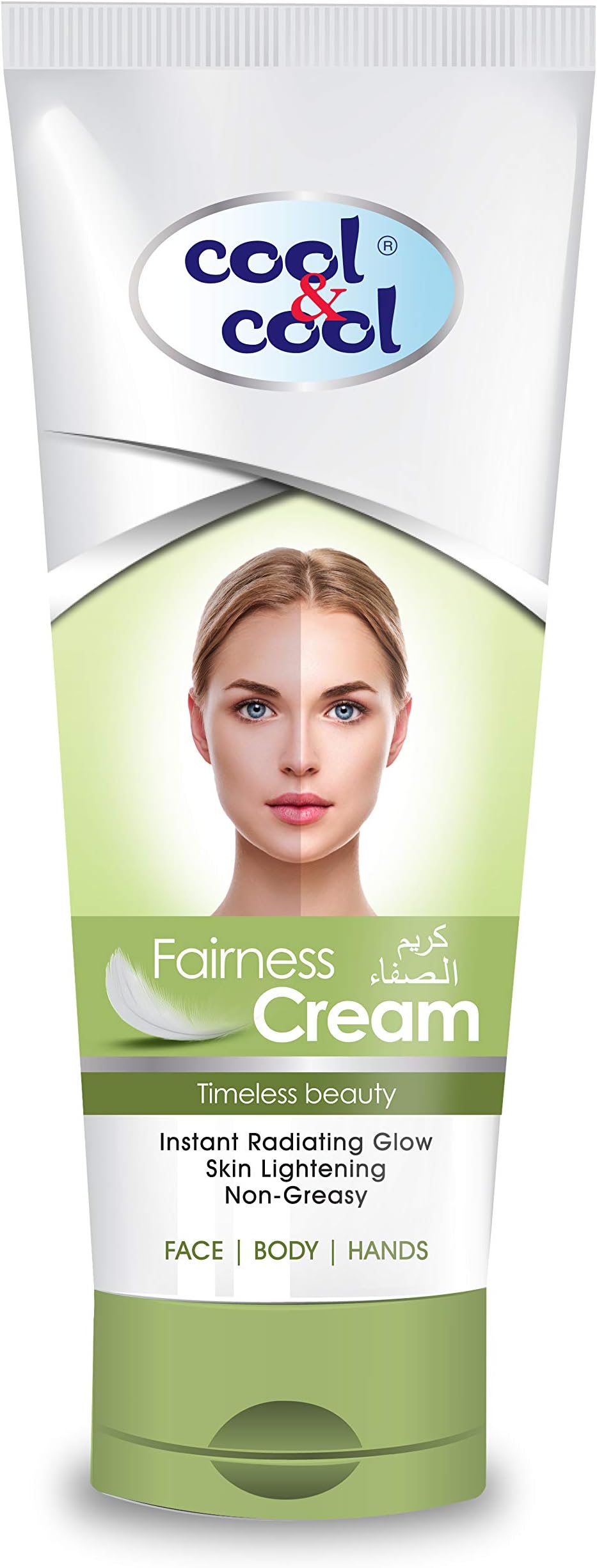 Cool & Cool Fairness Cream for Woman for All Skin Types | Kaolin Clay & Vitamin E, Non Greasy, 100ml