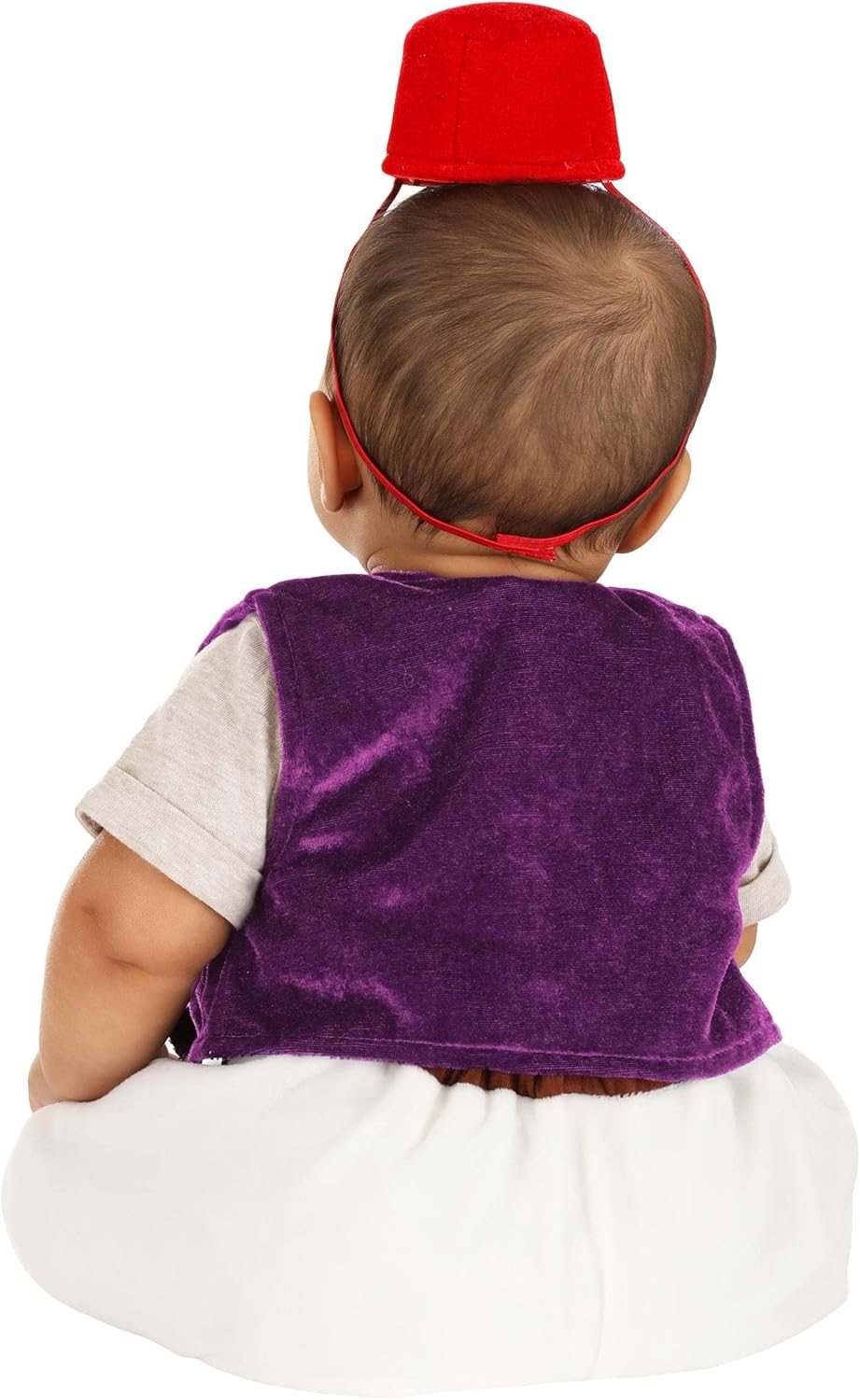 Infant Disney Aladdin Halloween Costume | Aladdin Complete Outfit with Shirt, Vest, Pants & Hat for Baby Dress-Up