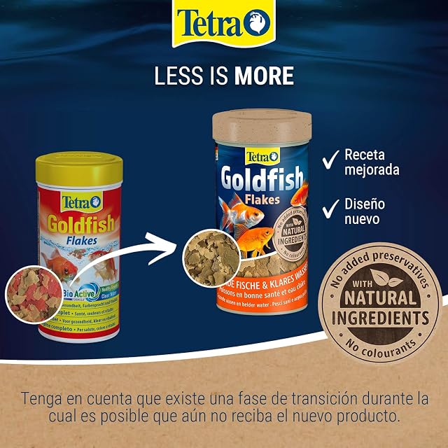 Foto 2 de 8 de Tetra Goldfish Flakes Alimento para peces dorados/agua fría, 10 L