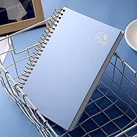 Vista 3 de Yoment Small Spiral Notebook,300 Pages Hardcover Spiral Notebooks,5.5”x 7.5”College Ruled Notebook,A5 Spiral Bound Journal,Hard Cover Notebooks for