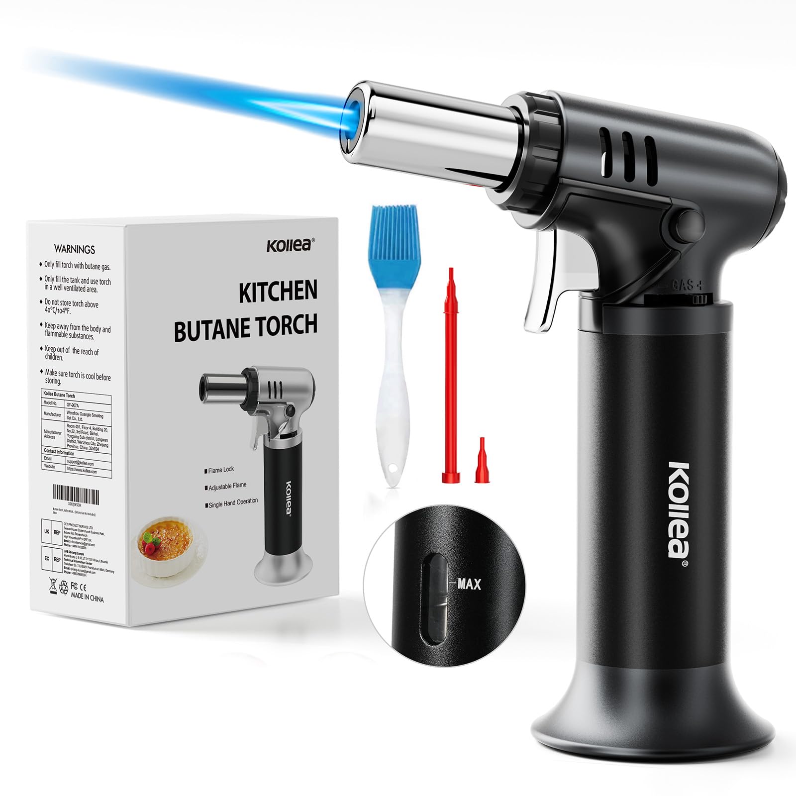 Kollea Butane Torch with Fuel Gauge T907