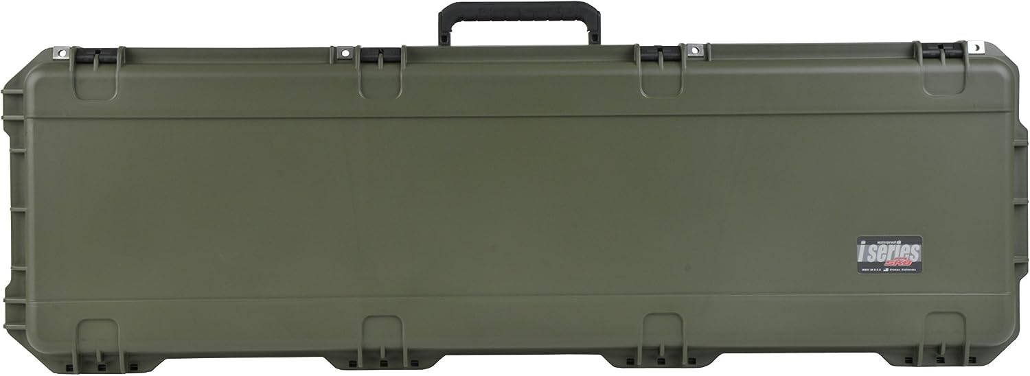 SKB iSeries 50" OD Green Rifle Case, Waterproof, Impact Resistant, Secure Latches (3i-5014-6M-L)