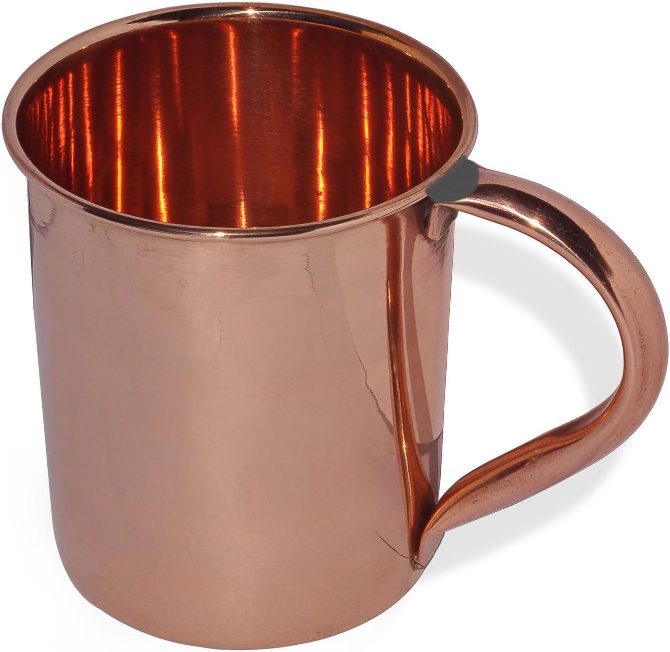 AakratiCraft ® Pure Copper Moscow Mule Mug with Pipe Handle