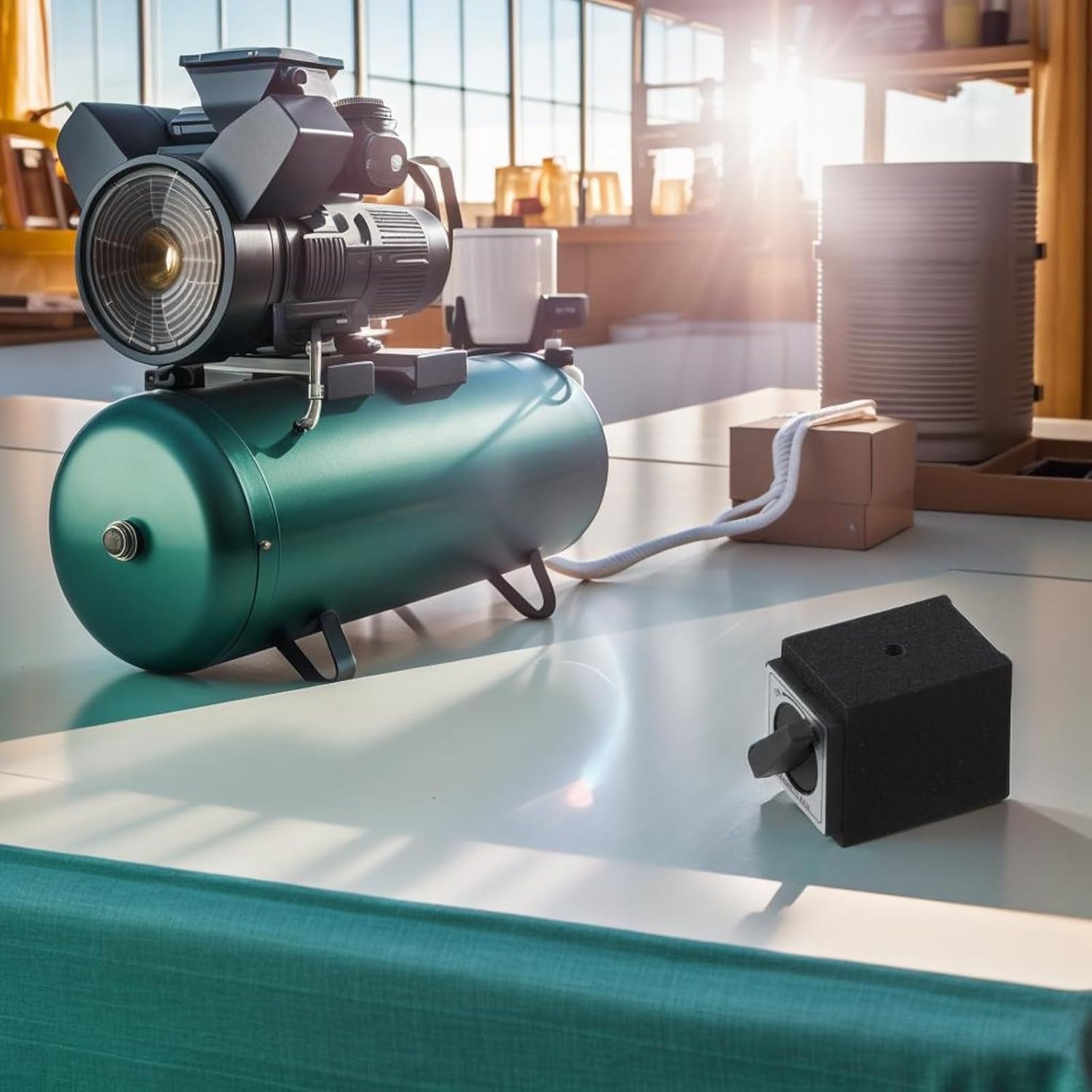 Plastic Magnetic Base Switch with M5 Screw Hole for Dial Indicator Brackets – 40x35x30mm Push-Button On/Off Control, fit for Micrometer & Measuring Instrument Mounting(4T plastic switch)