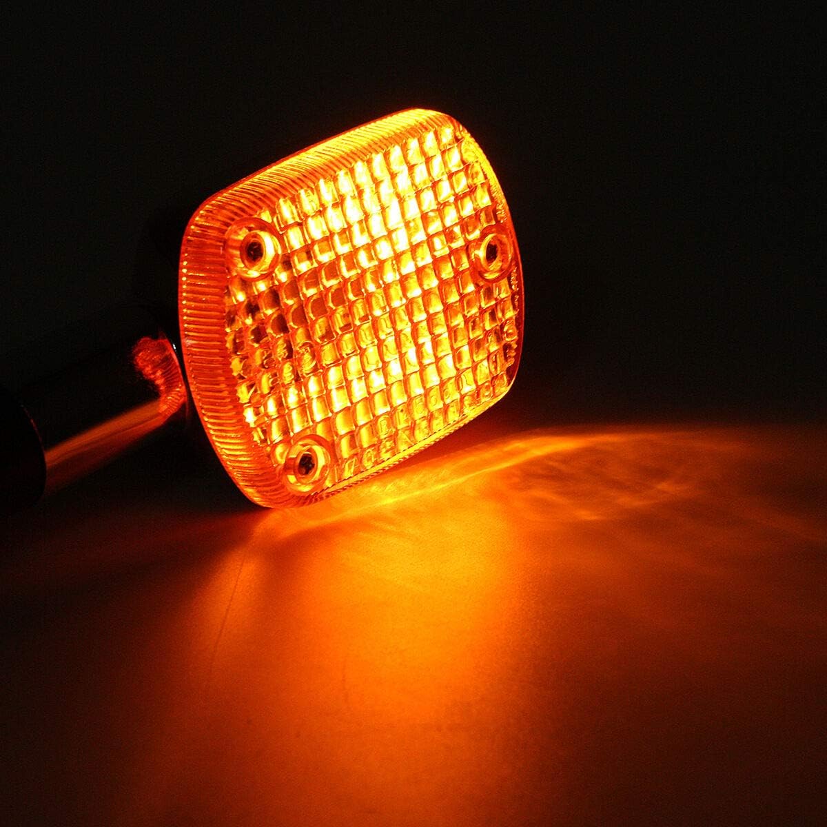 2Pcs Turn Signal Blinker Amber Lights For Honda CMX250 CMX400 Magna VF250 VF750