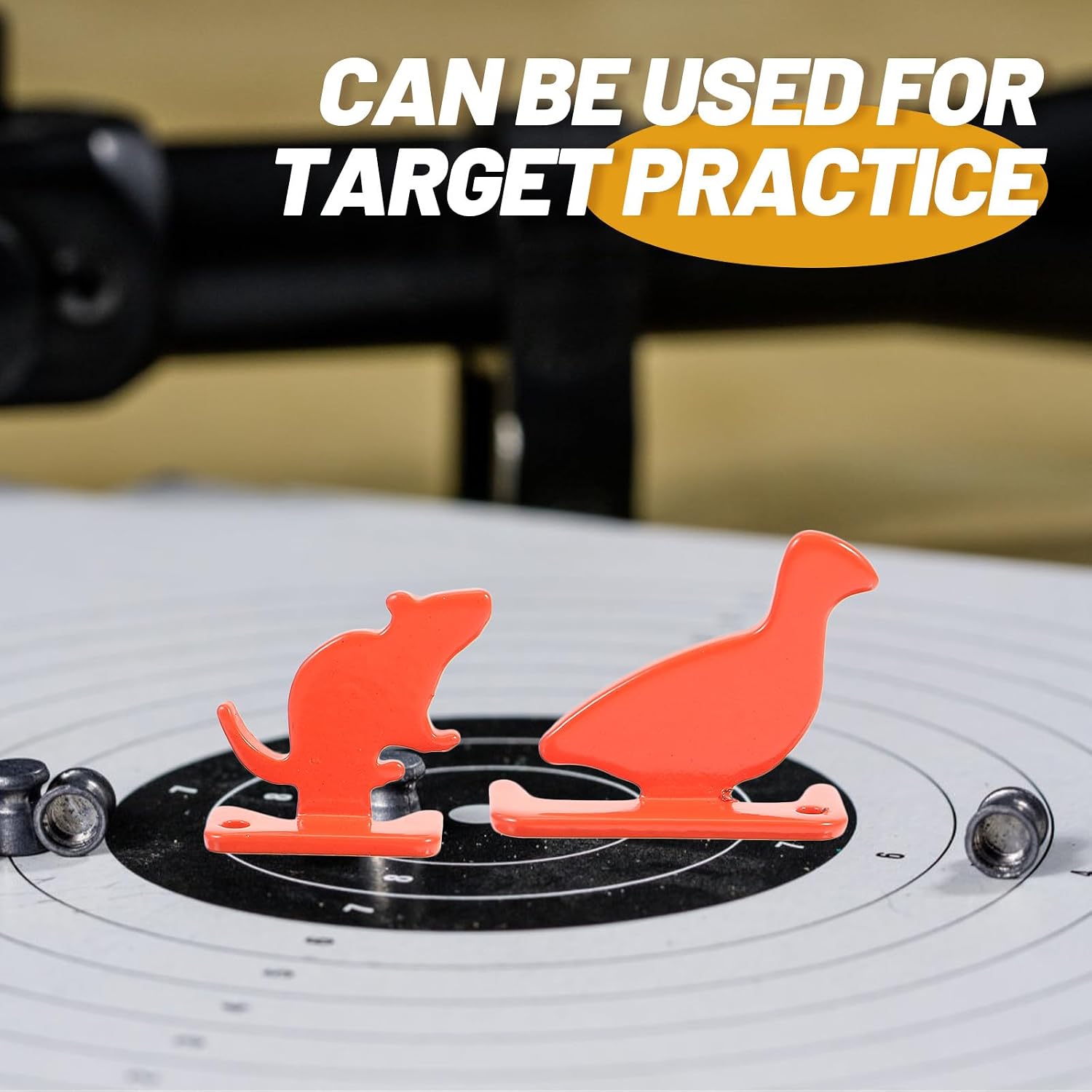 4pcs Small Shooting Targets Set, Weather-Resistant Practice Archery Targets for Accurate Training, Portable Multi-Purpose Shooting Gear for Outdoor and Indoor Use