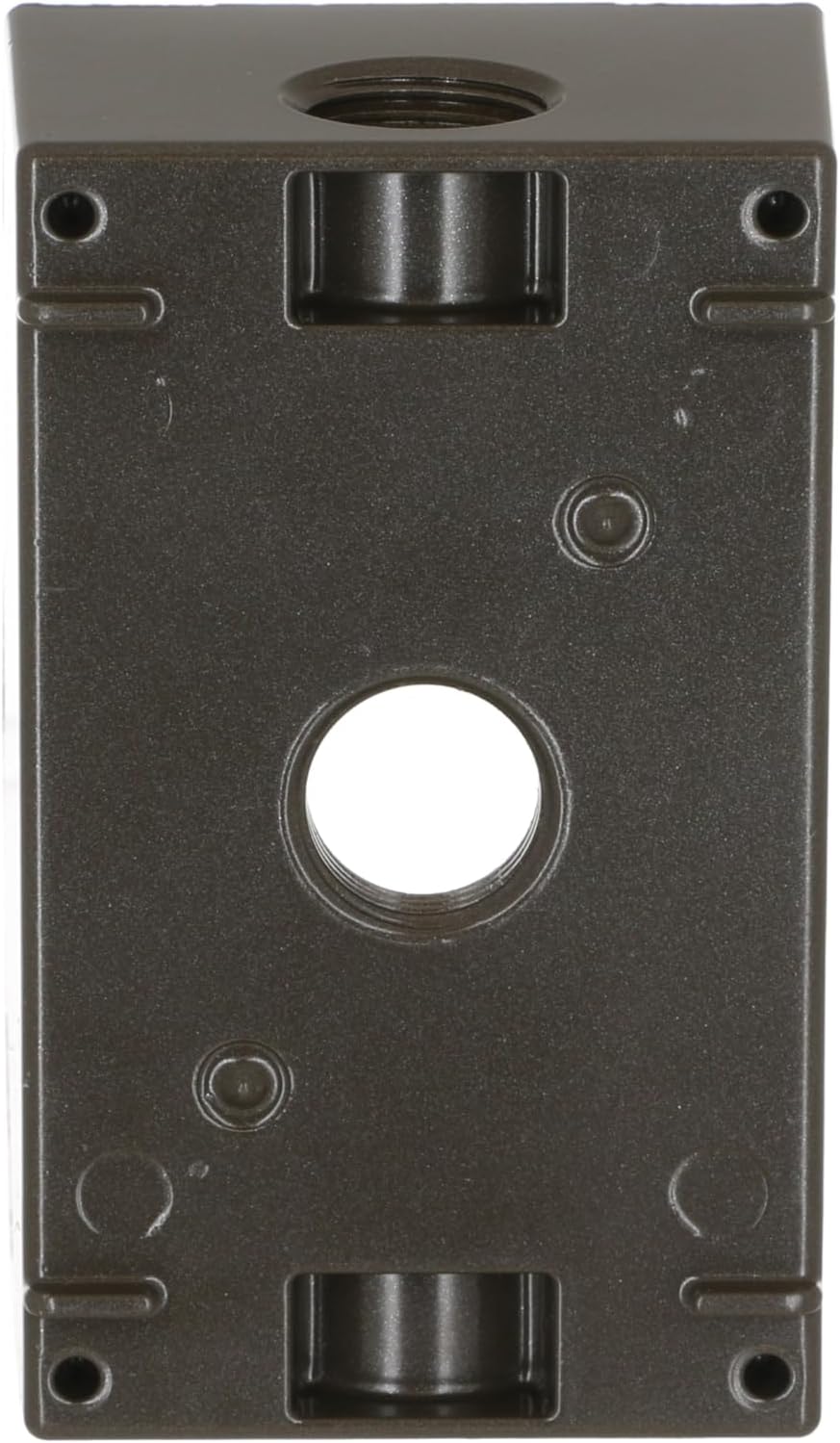 Hubbell-Raco 5320-2 Weatherproof Box, 1 Gang, 18.3 Cu-in X 4-1/2 in L X 2-3/4 in W X 2 in D, Cubic inches, Bronze