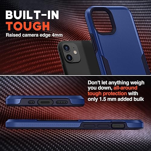 Miniatura 3 de NTG Funda para iPhone 11 1 generación, protector sólido de gran resistencia, fino, liviano, antigolpes, para iPhone 11 de 6.1 pulgadas, gris piedra,