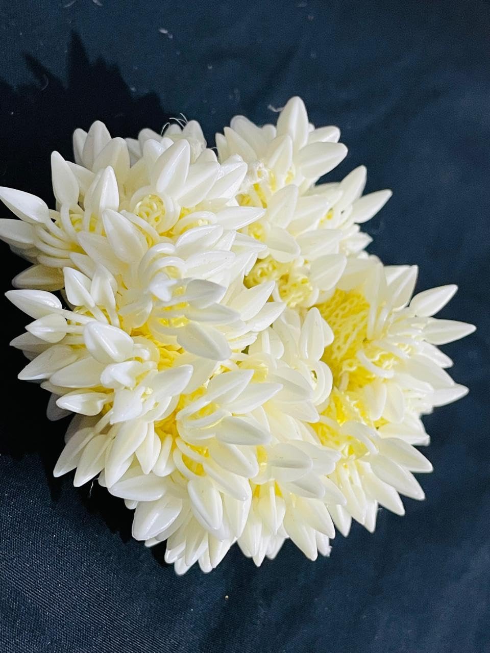 Women's Charming Mogra Fragrance Artificial Gajra – Traditional White Jasmine Hair Accessory for Weddings, Festivities & Daily Wear – Long-Lasting Floral Scent, Natural-Looking Design (Pack 2) (White)