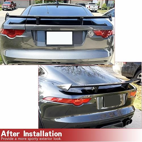 Miniatura 2 de Alerón de fibra de carbono para maletero trasero Jaguar F-Type Coupe 2014-2018