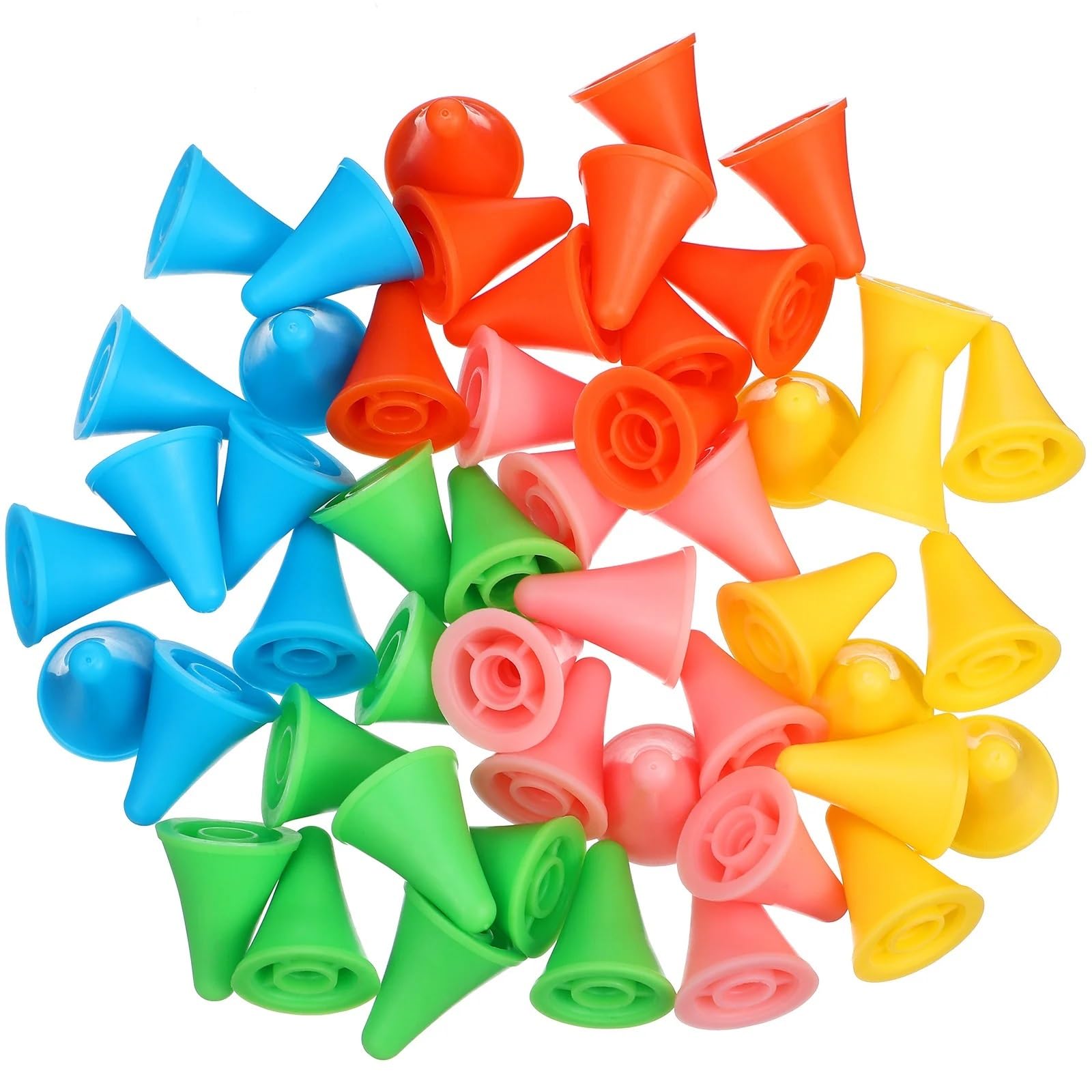 Knitting Needle Stoppers 250Pcs Knitting Needle Point Protectors Rubber Needle Stoppers Universal Fit Colorful Knitting Accessories Stitch Stoppers