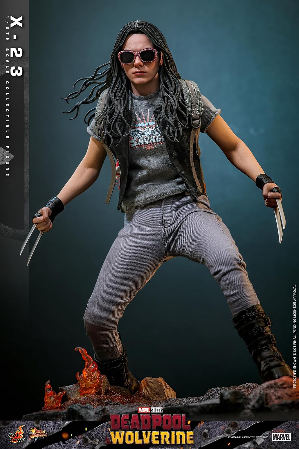 ホットトイズ(Hot Toys) Movie Masterpiece Deadpool & Wolverine X-23 1/6 Scale Figure