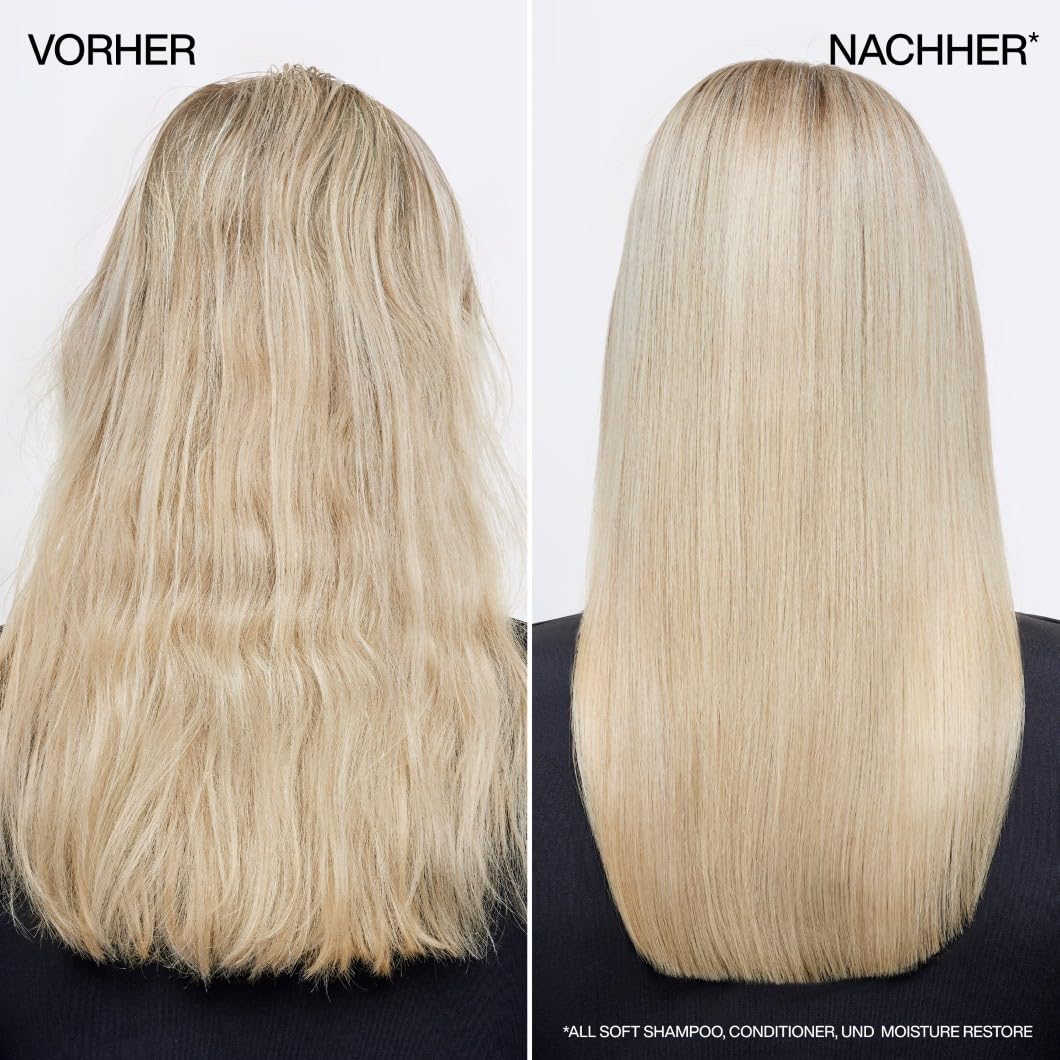 Redken All Soft Weihnachtsset, Geschenksert mit All Soft Shampoo, Conditioner & Leave-In für trockenes Haar, Zur intensiven Versorgung der Haare mit Feuchtigkeit, Verleiht Geschmeidigkeit und Glanz