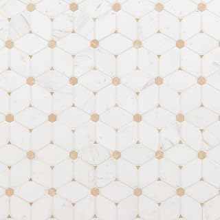 MSI Cecily Polished Marble Mosaic Tile for Kitchen Backsplash, Bathroom, Accent and Shower Wall