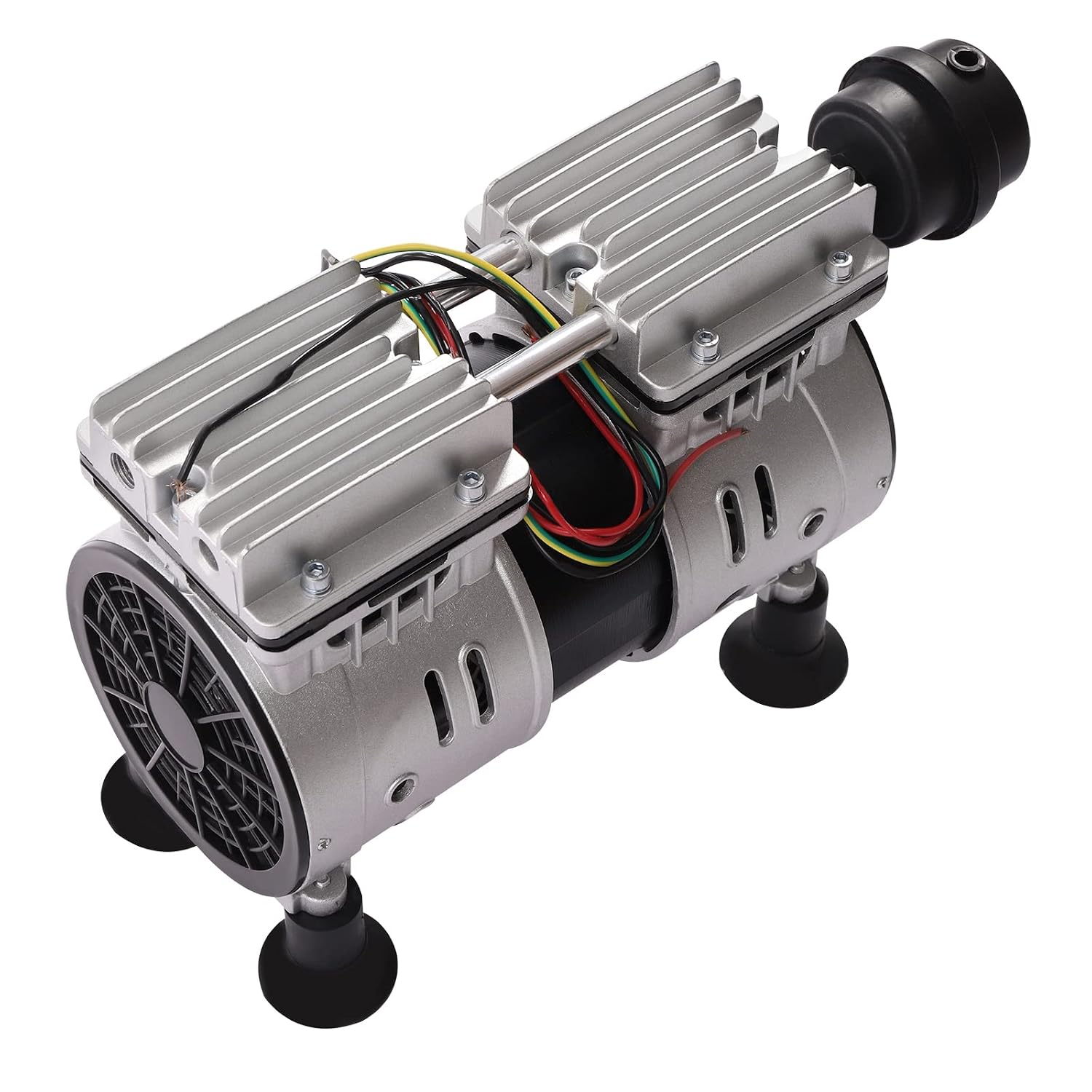 LC-V550 Lab Diaphragm Vacuum Pump Oil Free Oilless Mute Pump, High Flow Vacuum Air Pump, 110V 550W Oil-Free Industrial Laboratory Vacuum Pump