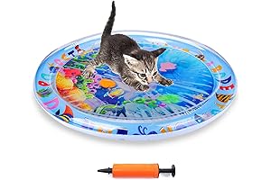Palksky Cat Sensory Splash Play Mat for Indoor Cats