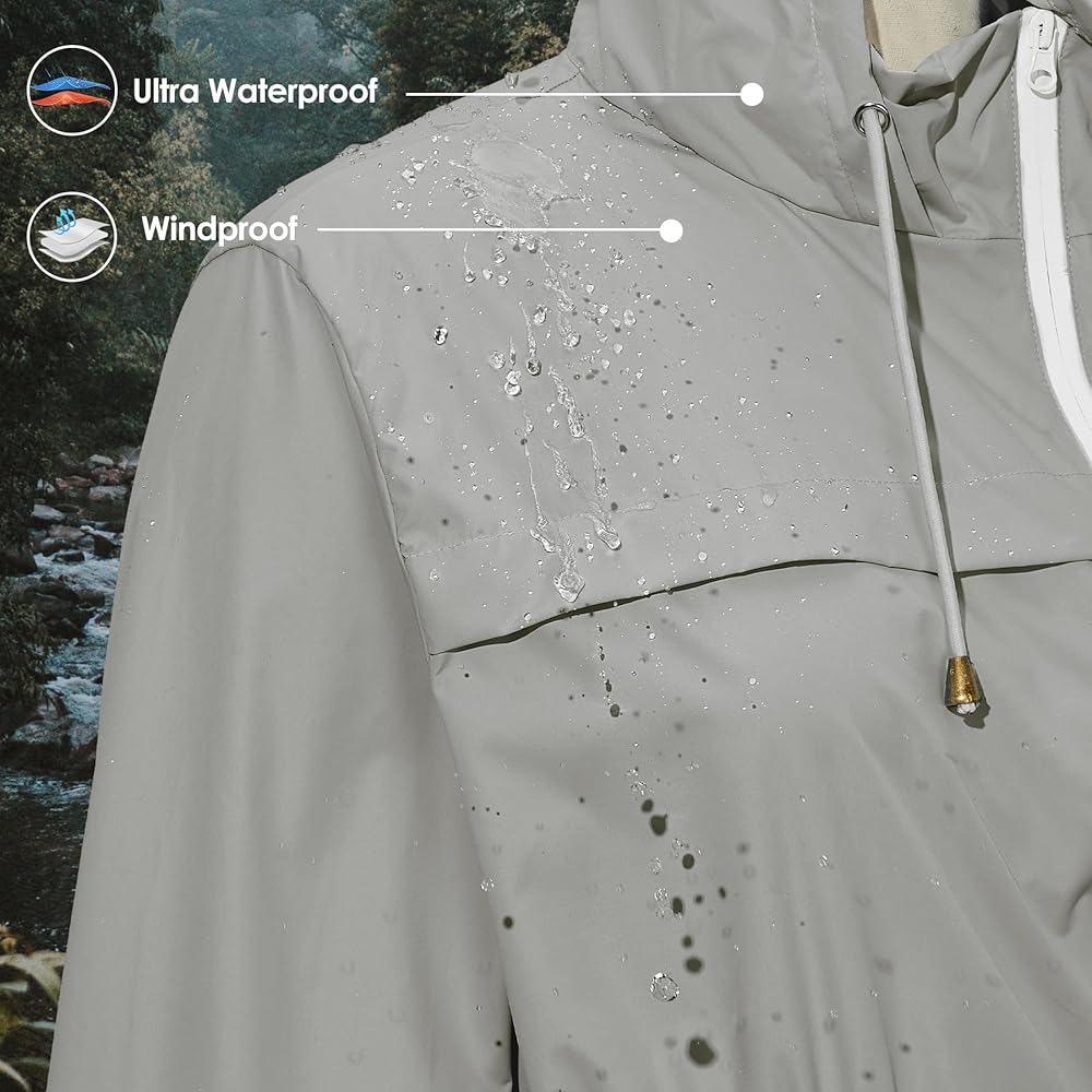 Amazon.com: Zando Women Rain Coats for Women Lightweight Rain