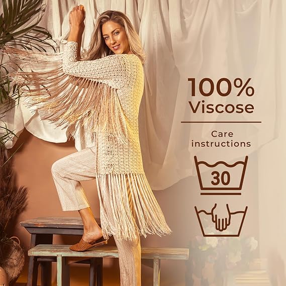CIRCULO Encanto Slim Roll Yarn 100% Viscose - Luxury & Shine - Sport Weight Yarn - 262 yds, 3.52 oz - Color 1289 - Canary