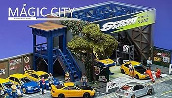 ジオラマ 1/64 【Surf City GARAGE】 ジオラマ 1/64 【Surf City GARAGE】