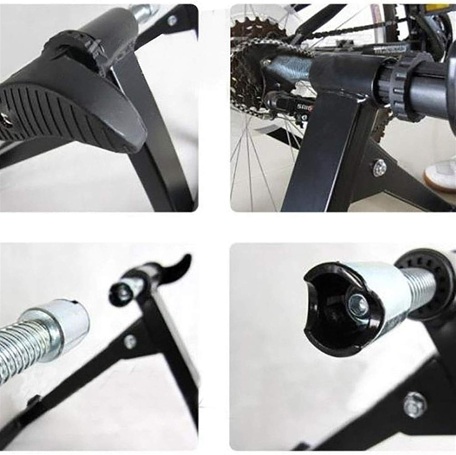 Cycle Products Racer Levels of Resistance Portable Bicycle Trainer Work Out Machine Cycling Platform Mountain Bike Road Bike Parking Platform Indoor Training Platform Fitness Rack