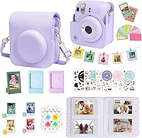 Vista 13 de WOGOZAN Kit de accesorios para funda Fujifilm Instax Mini 12 para cámara instantánea + álbum para mini película de 3 pulgadas + filtros de color +